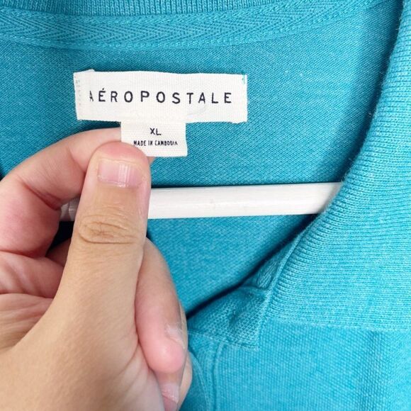 AEROPOSTALE Y2K Logo Polo Top - Picture 3 of 6